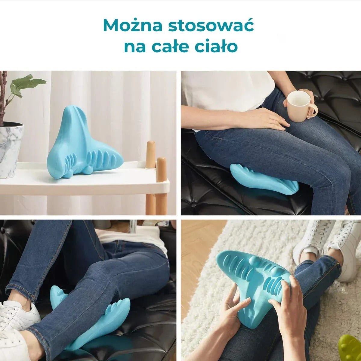 Masażer do prostowania szyi i relaksacji mięśni z wypustkami (91530001)