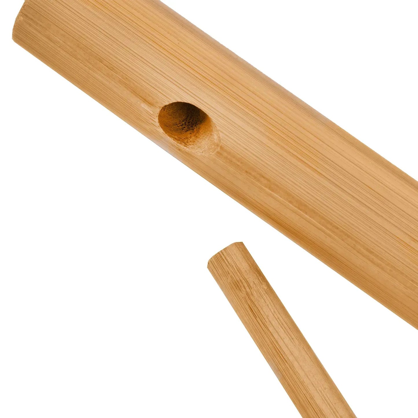 Wieszak bambusowy stojący z 8 hakami, naturalny design, łatwy montaż (91810001)