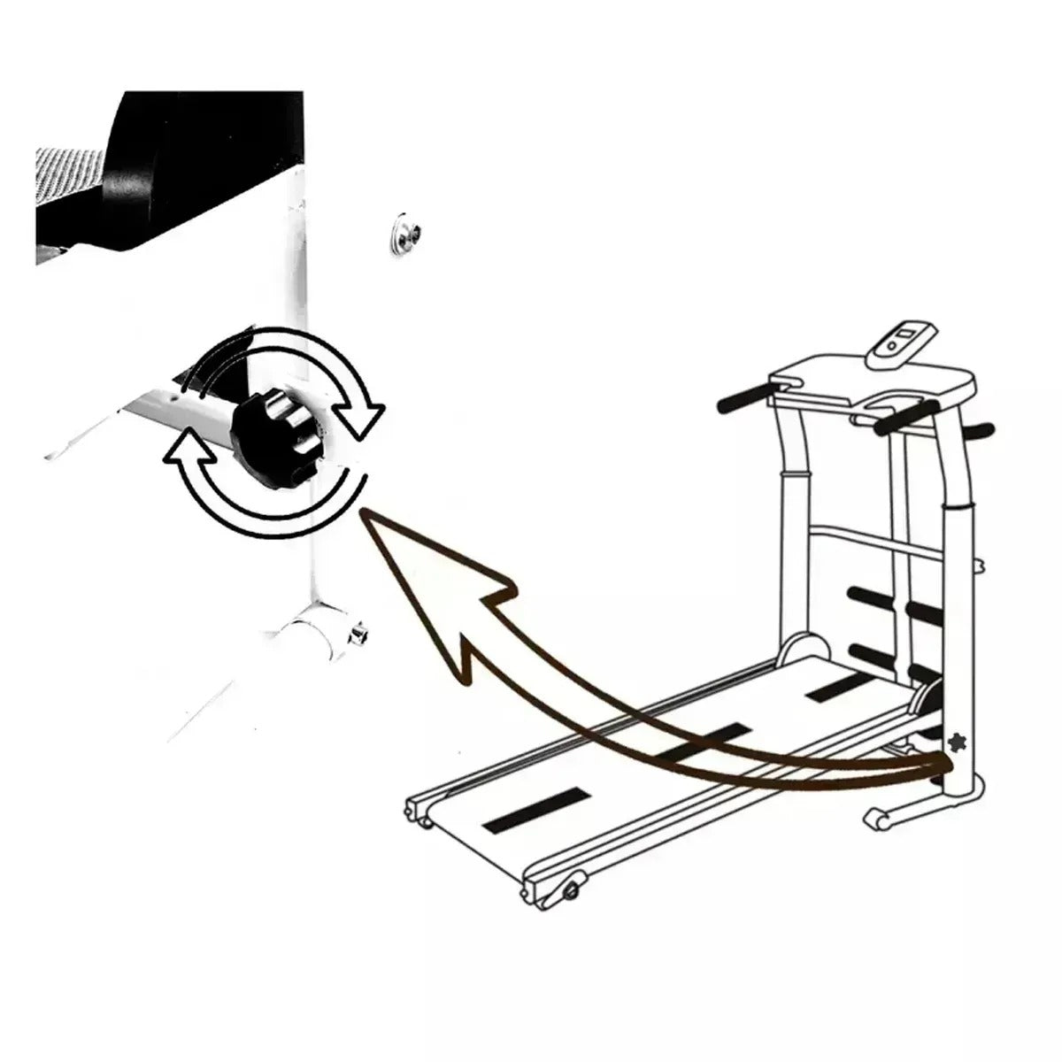 Wielofunkcyjna bieżnia mechaniczna domowa (92600001)