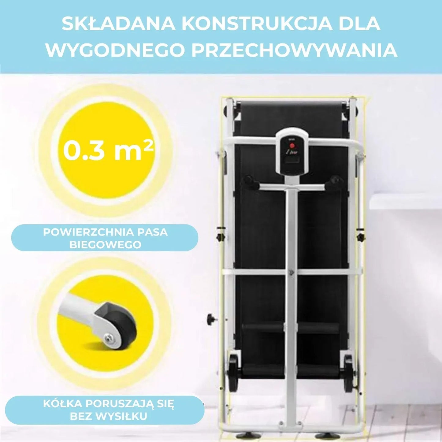 Wielofunkcyjna bieżnia mechaniczna domowa (92600001)