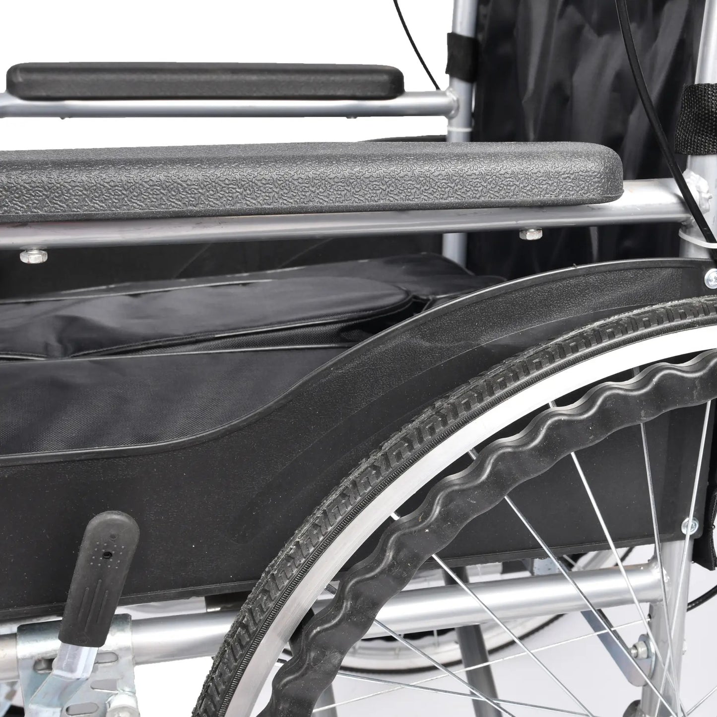 Wózek Inwalidzki Stalowy z Toaletą dla Seniorów (8019)