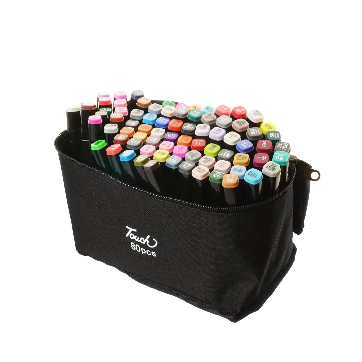 Flamastery Alkoholowe Dwustronne 80 szt. z Etui (7298)