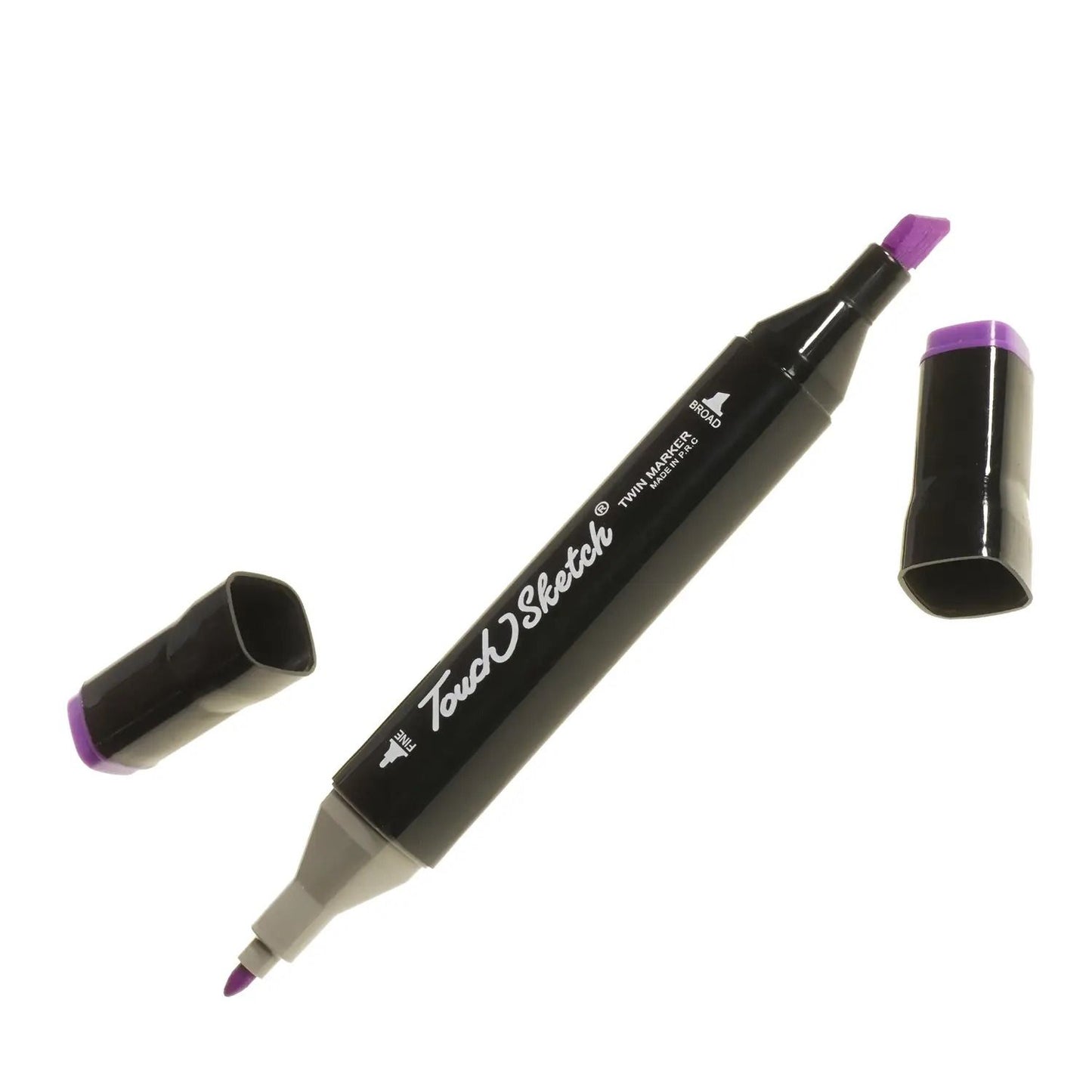 Flamastery Alkoholowe Dwustronne 80 szt. z Etui (7298)