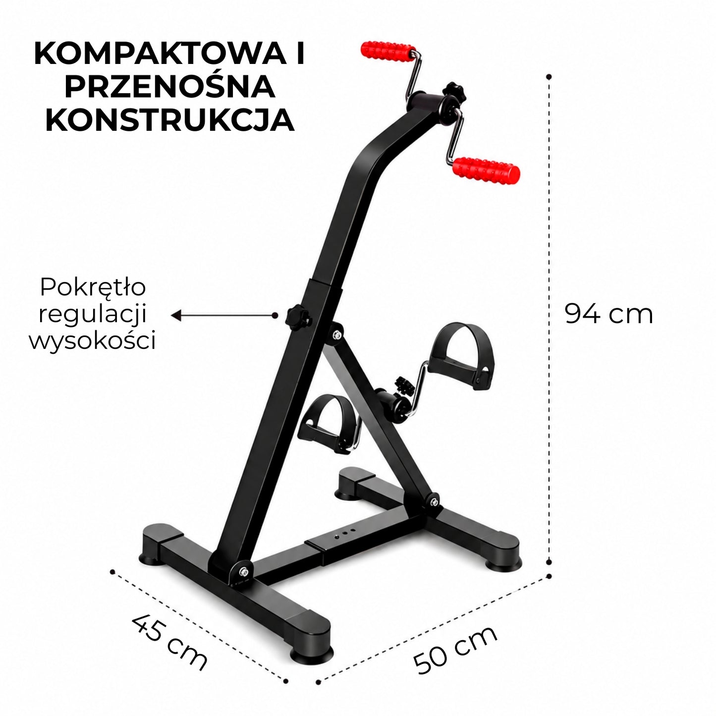 Rower rehabilitacyjny do ćwiczeń rąk i nóg Dual Bike (94670001)