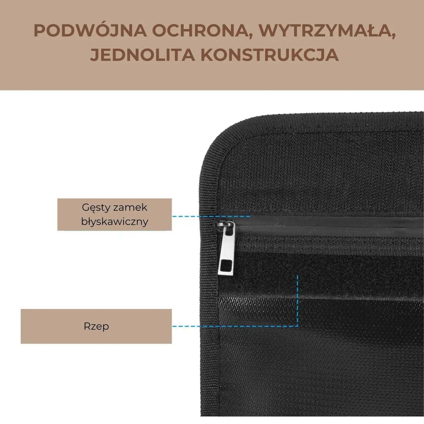 Ognioodporna torba-koperta na dokumenty 38x28 cm (89640001)