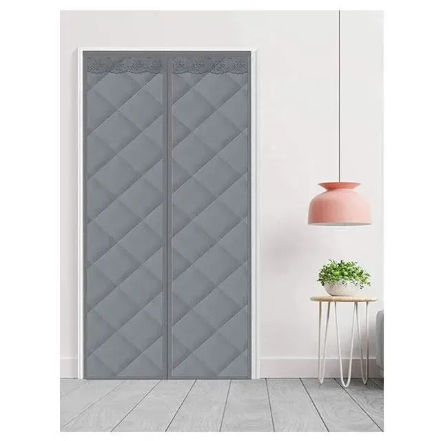 Kurtyna Magnetyczna do Drzwi Termiczna, srebny kolor 210х98 cm (83390002)