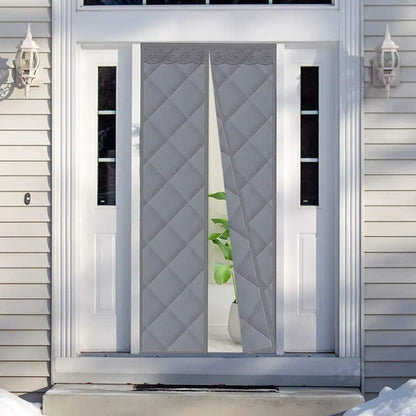 Kurtyna Magnetyczna do Drzwi Termiczna, srebny kolor 210х98 cm (83390002)