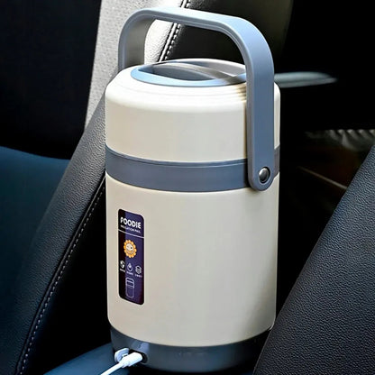 Dwupoziomowy lunchbox z podgrzewaniem USB, 2 l (91590001)