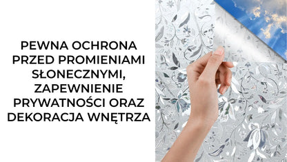 Folia Okienna Witrażowa 2m Imitacja Żaluzji (60540003)