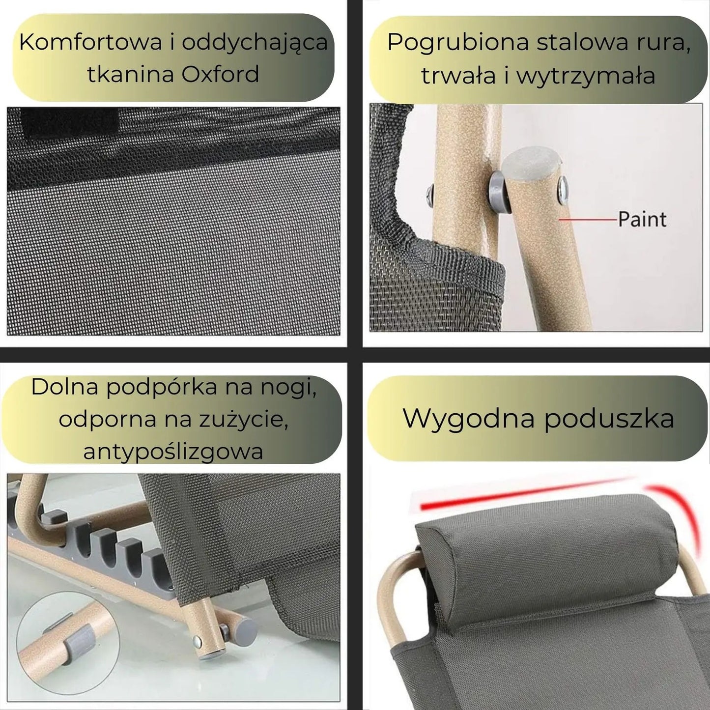 Podpórka pod plecy z zagłówkiem regulowana (89420001)