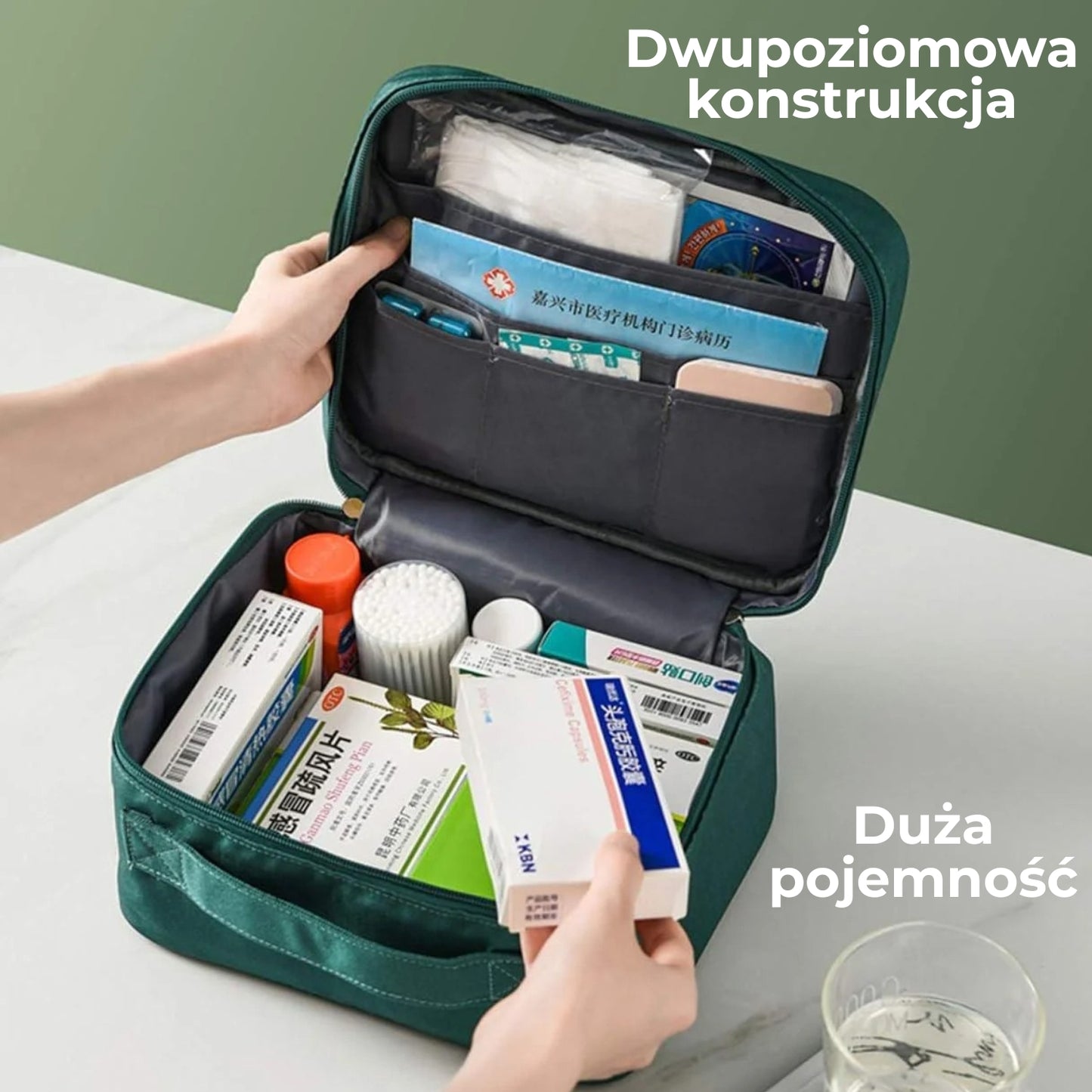 Przenośny organizer apteczka na leki (94390003)