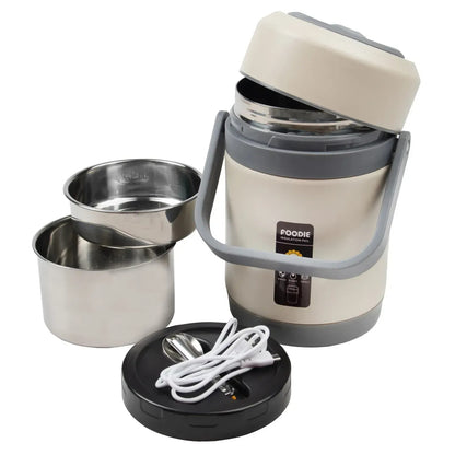 Dwupoziomowy lunchbox z podgrzewaniem USB, 2 l (91590001)