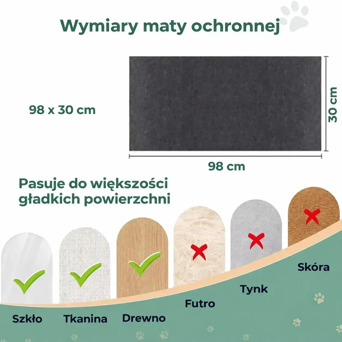 Samoprzylepna mata ochronna na meble Antydrapanie (91220001)