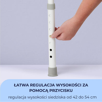 Krzesło toaletowe Airm Health z regulacją wysokości (91890001)
