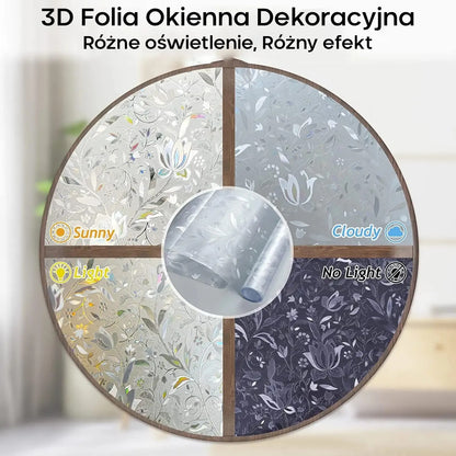 Folia Okienna Witrażowa 2m Romb (60540002)