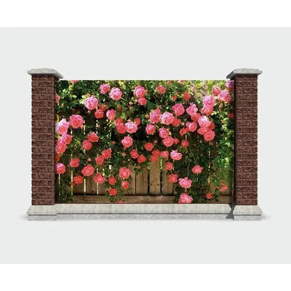 Baner ogrodowy Fototapeta zewnętrzna Róże (82780001)