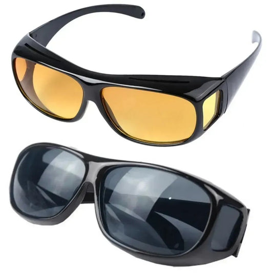 Okulary dla kierowców HD Vision 2 pary Dzień + Noc antyrefleksyjne (85940001)