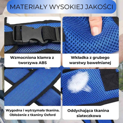 Pas bezpieczeństwa do wózka inwalidzkiego - uniwersalny, wytrzymały (89440001)