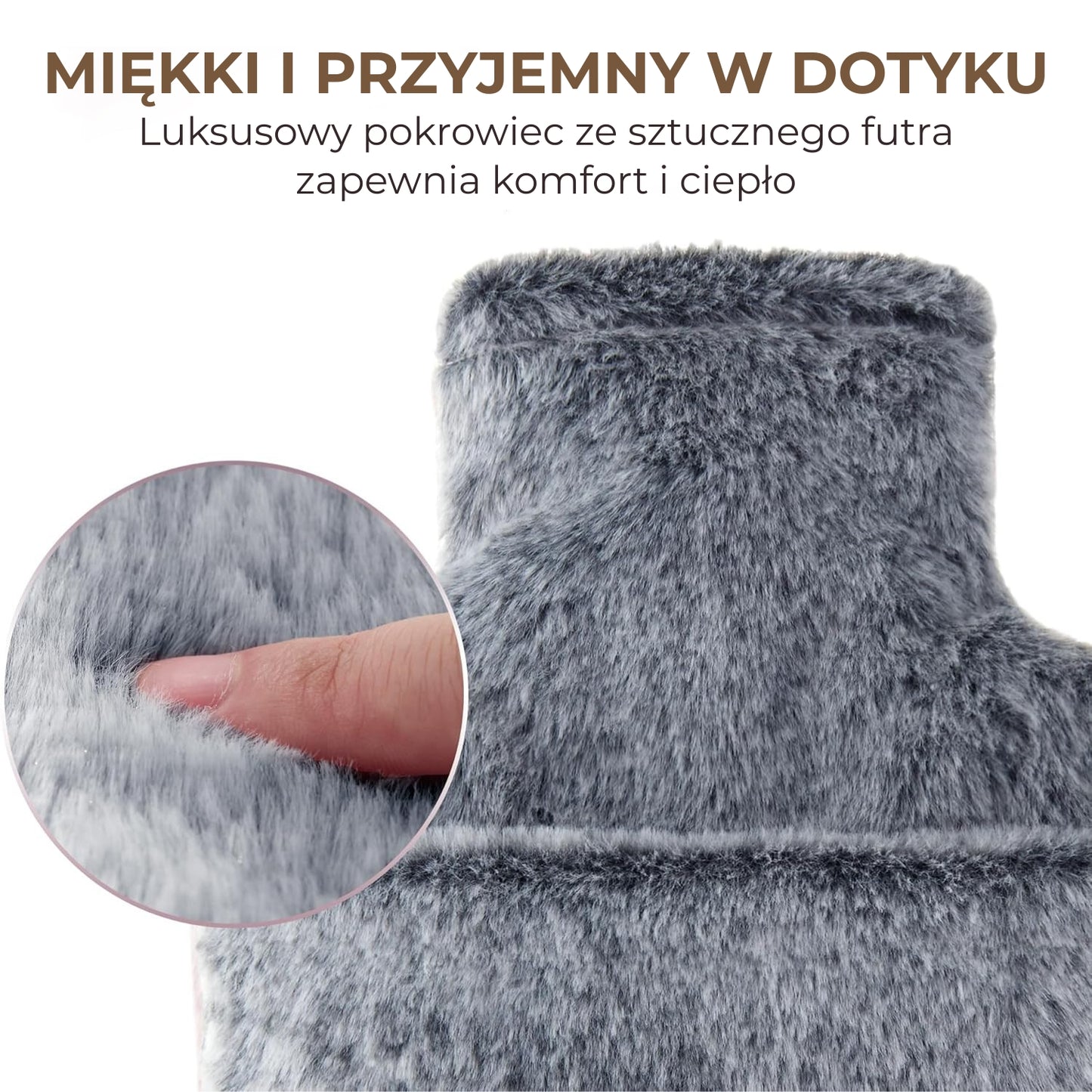 Termofor gumowy z pokrowcem 2 l (94450001)