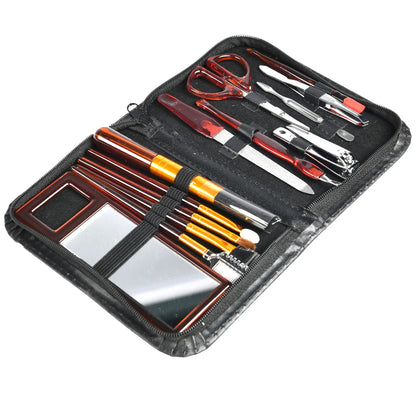 Zestaw Manicure i Pedicure 13 Elementów w Etui (C026)